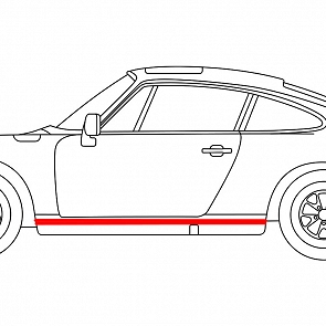 LAGER11 Porsche Teile und Ersatzteile - Abdeckung Standheizung für